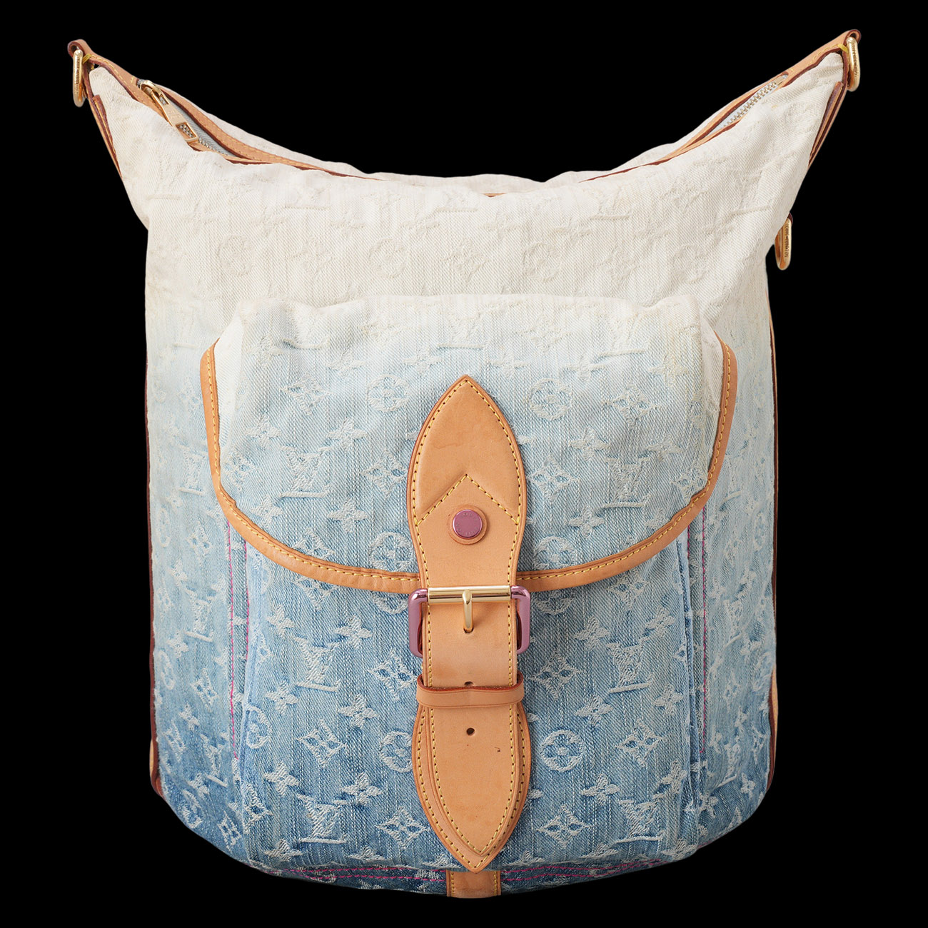 LOUIS VUITTON(USED)루이비통 리미티드 쇼라인 선버스트 데님 크로스백
